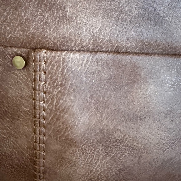 Boho Vegan Elegant Brown Leather cossbody  Bag - Picture 2 of 2